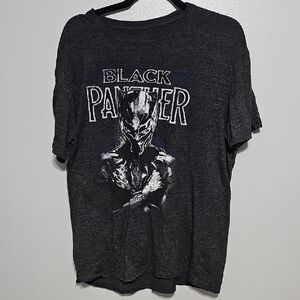 Black Panther XL Marvel Graphic T-Shirt - Charcoal
